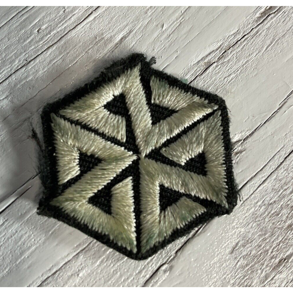 1” Hexagonal Army Patch RecycledFashionShop